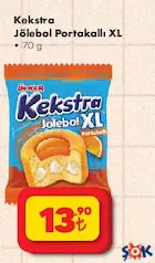 ÜLKER KEKSTRA JÖLEBOL PORTAKALLI XL 70 G fiyat ve kampanya bilgisi